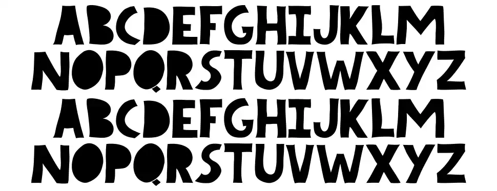 Comic Bold font specimens