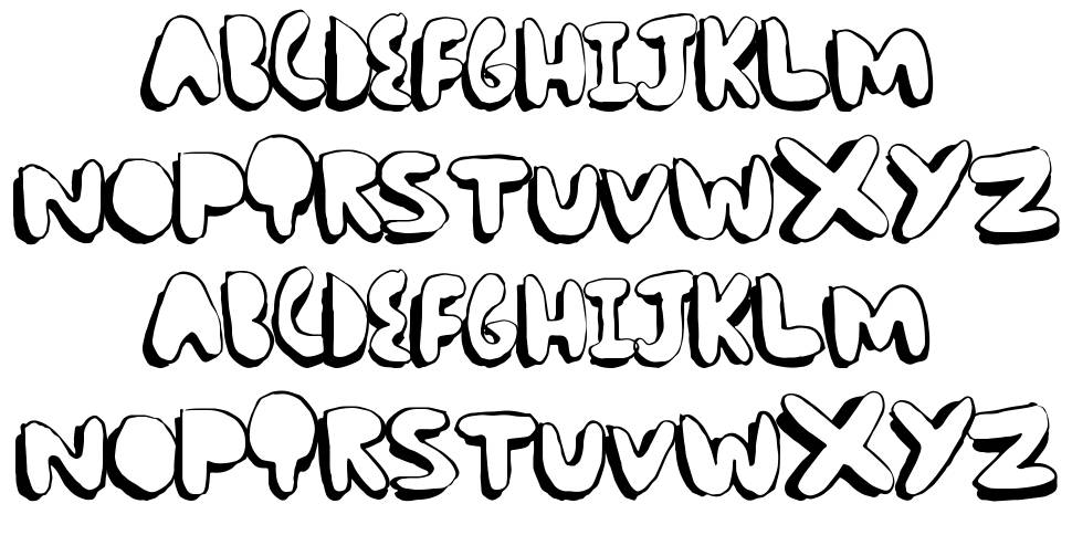 Comic Chub font specimens