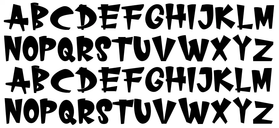 Comic Lovers font specimens