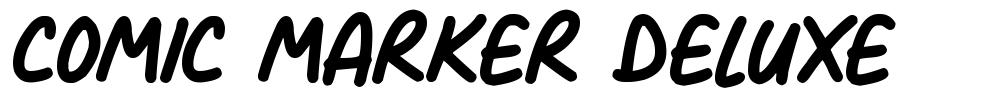 Comic Marker Deluxe font