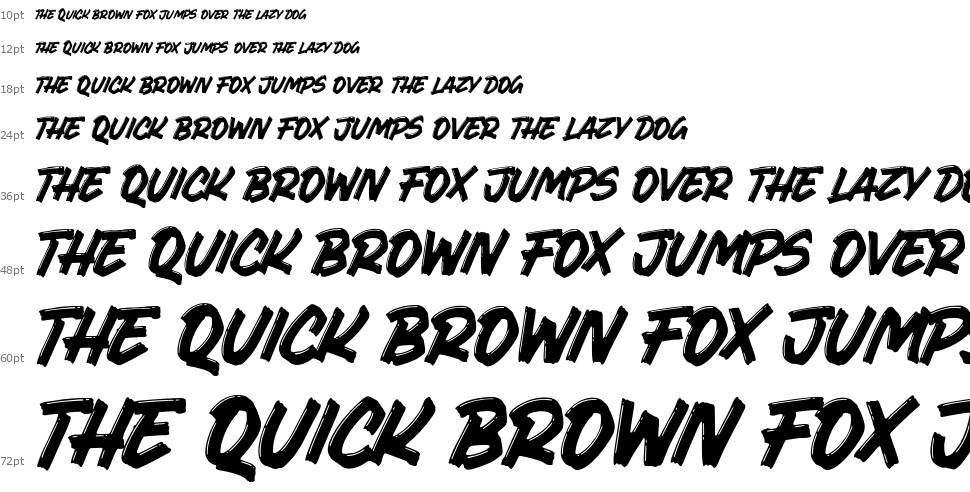 Comica Brush font Şelale