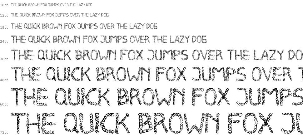 Complicated font Şelale