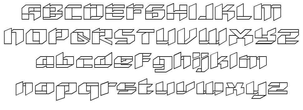 Compression font