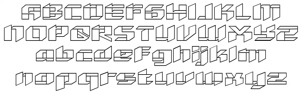 Compression font specimens