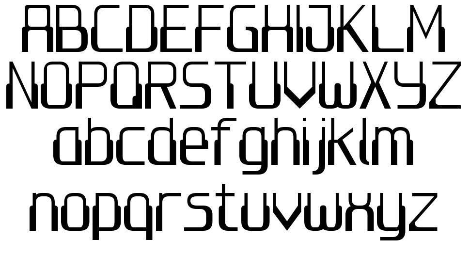 Computer 7 font specimens