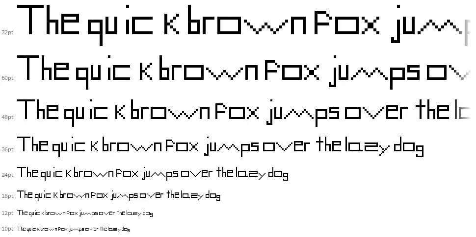 Computer Malfunction Errorfont waterfall