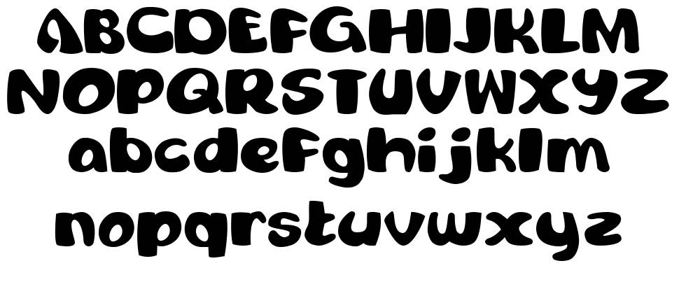 Conch font specimens
