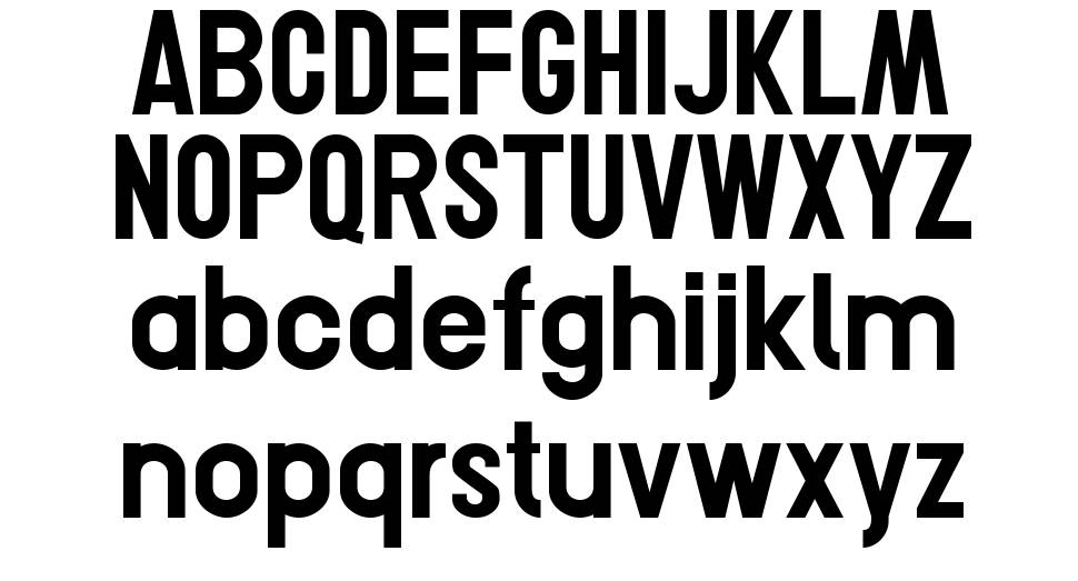 Conero font Örnekler