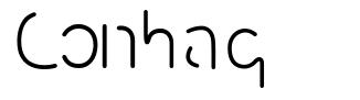 Conhaq шрифт