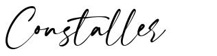 Constaller schriftart