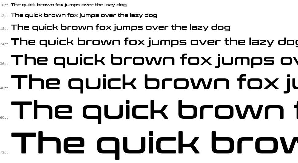 Conthrax font Waterfall