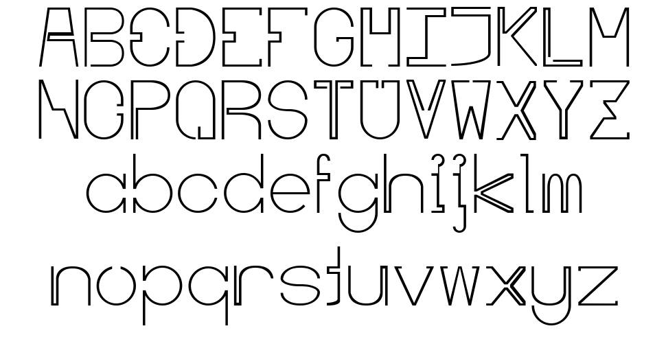 Continuity font Örnekler