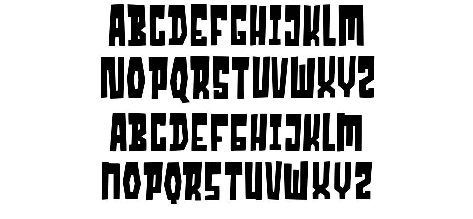 Converon font specimens
