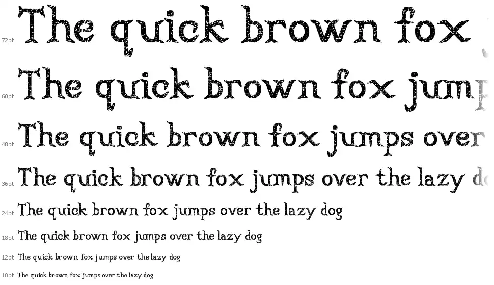 Convincing Piratefont waterfall