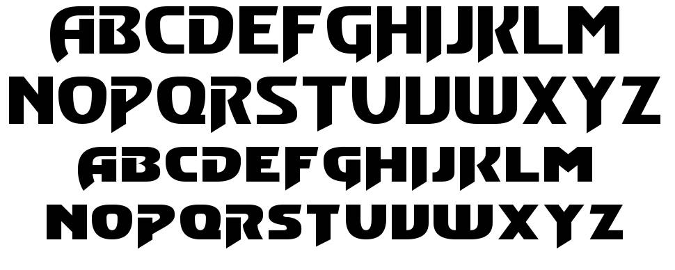 Convoy font Örnekler
