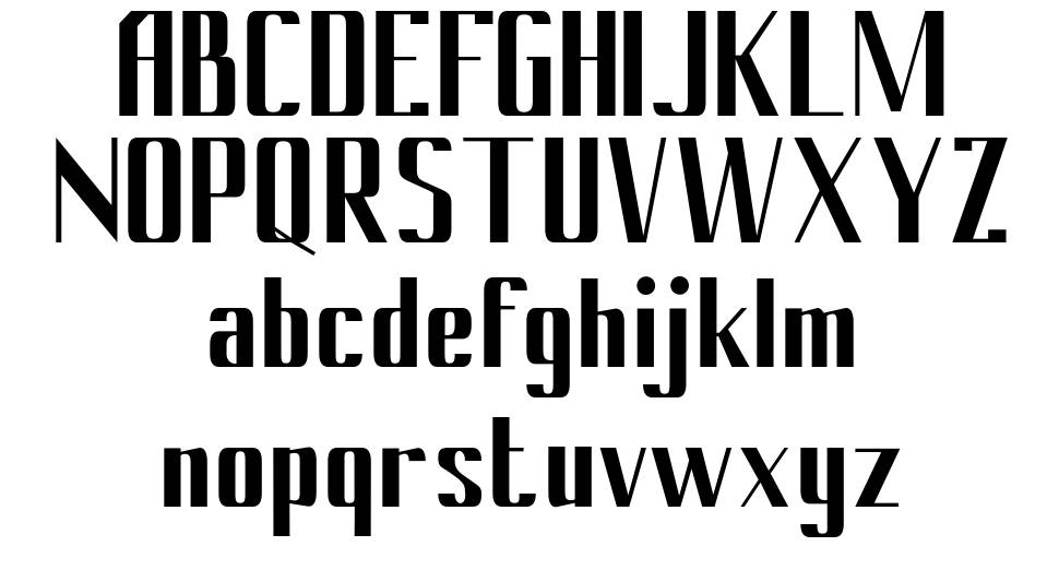 Cony font specimens