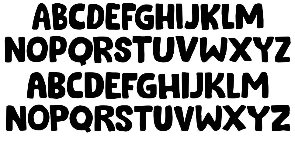 Cookie Supply font specimens