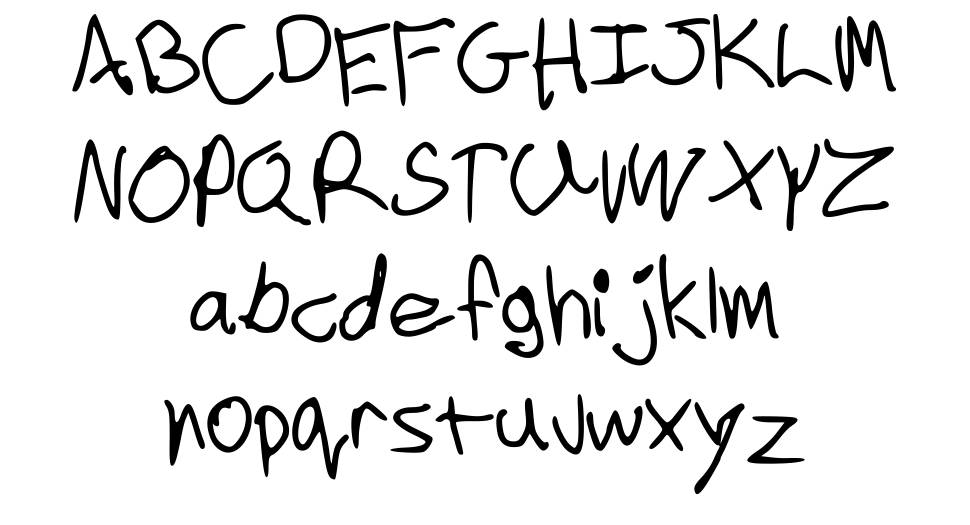 Cookielove font specimens