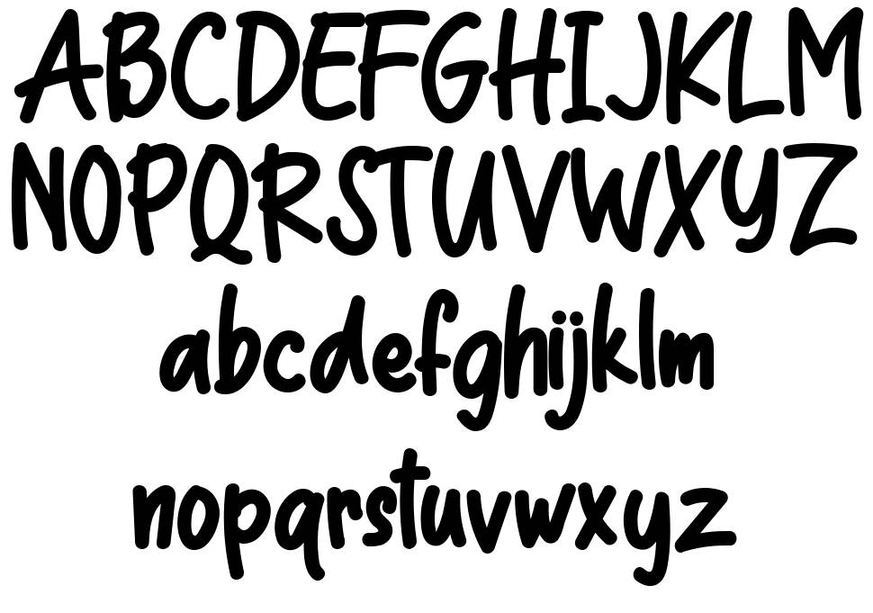 Cool Cat font Örnekler