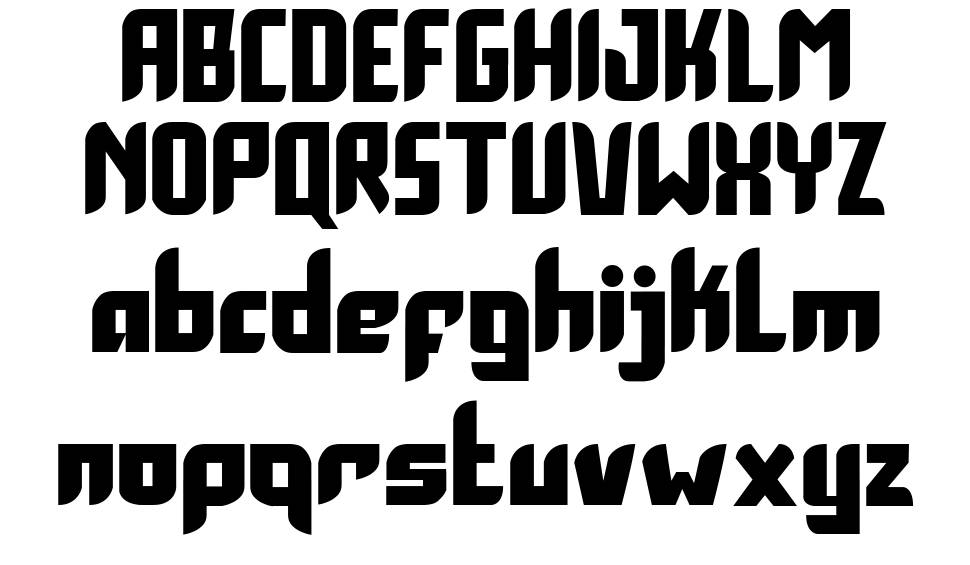 Cooldown font Örnekler