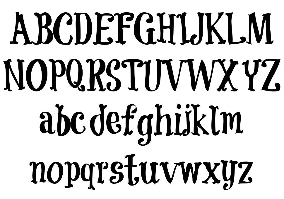 Coolock Black font Örnekler