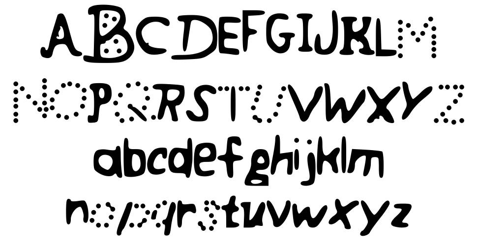 Cooly Font písmo Exempláře