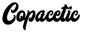 Copacetic font
