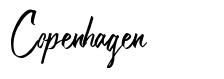 Copenhagen шрифт