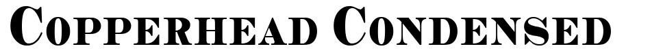 Copperhead Condensed 字形