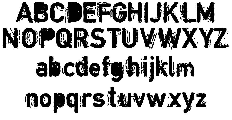 Copystruct フォント 標本