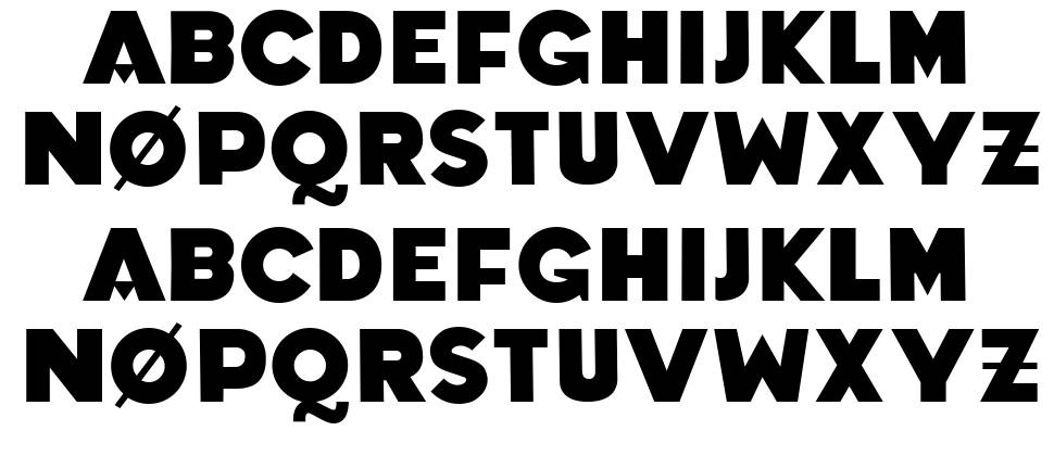 Coradium font Örnekler
