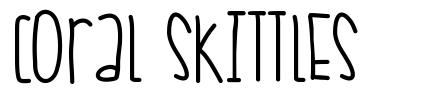 Coral Skittles font