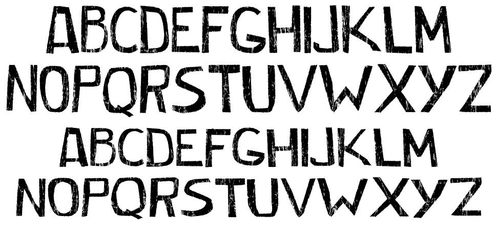 Cordelina font Örnekler