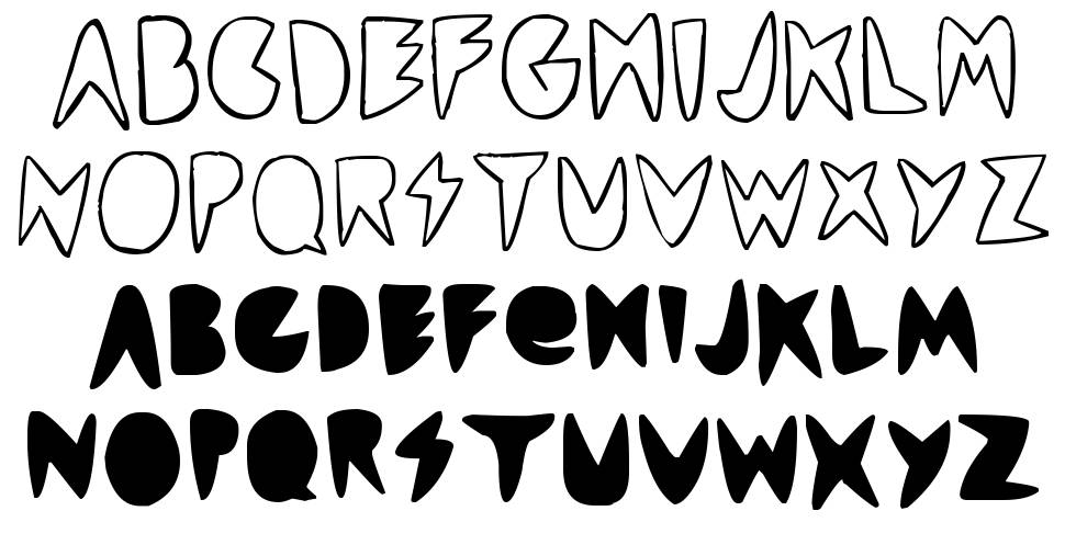 Cordon TV Font font specimens