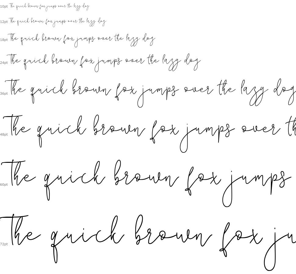 Corline Signature font Şelale