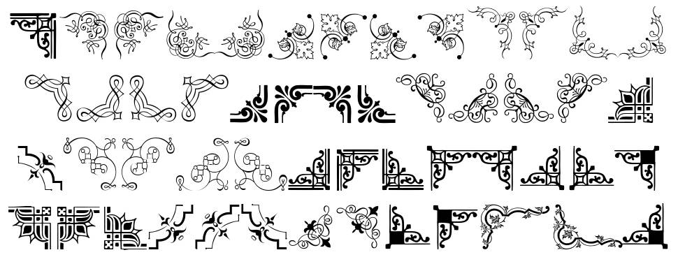 CornPop Three font specimens
