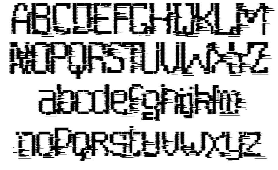 Cortocircuito шрифт Спецификация