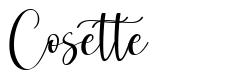 Cosette font