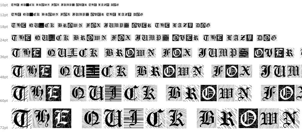Cosmopolite font Şelale