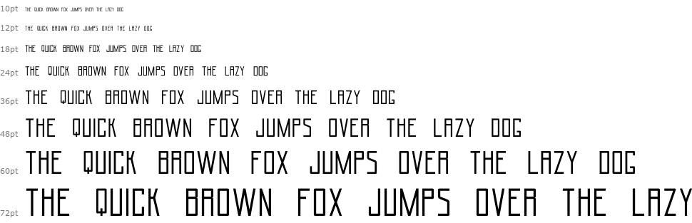 Cosmos font Waterfall