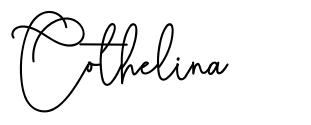 Cothelina шрифт