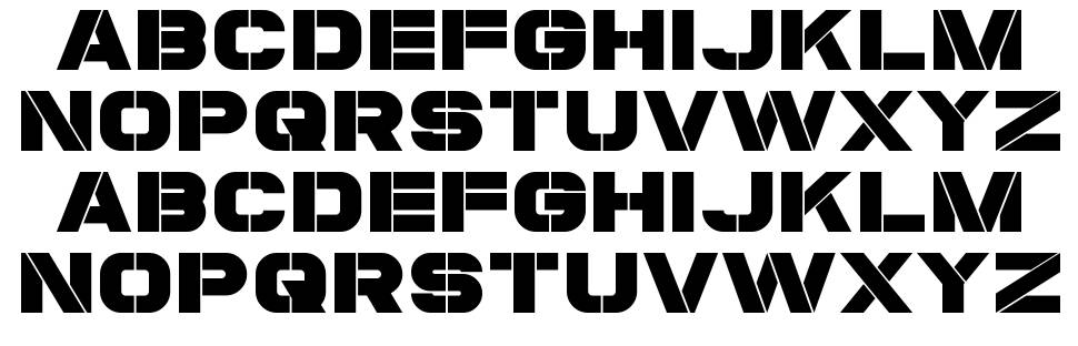 Coulson font specimens