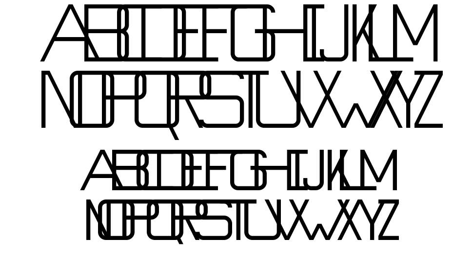 Countdowner font specimens