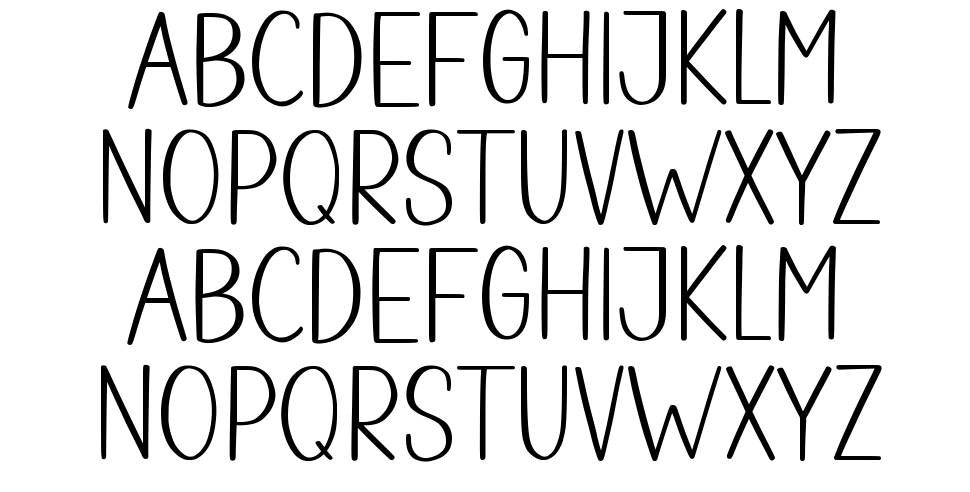Country Kitchen font specimens