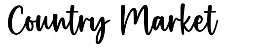 Country Market font