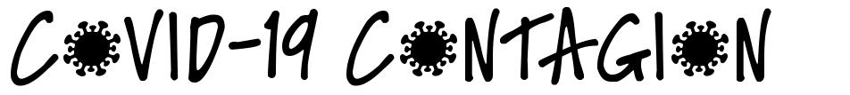 Covid-19 Contagion font