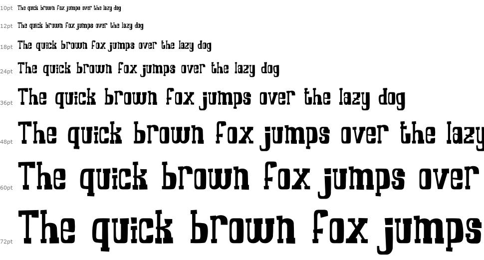 Cowboyz font Şelale