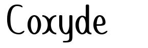 Coxyde шрифт