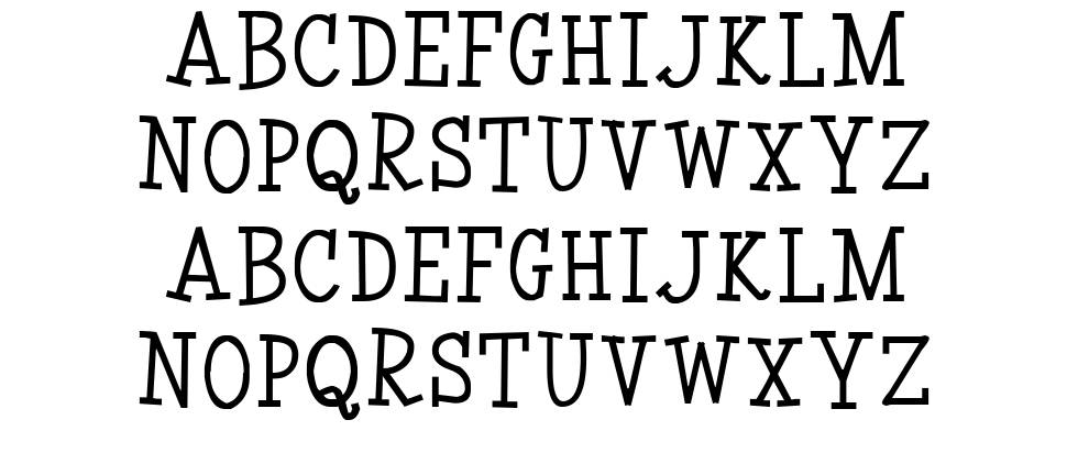 Coyotris Serif font specimens