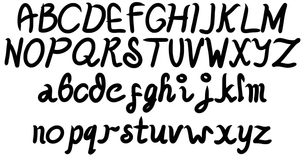 Cozy font Örnekler